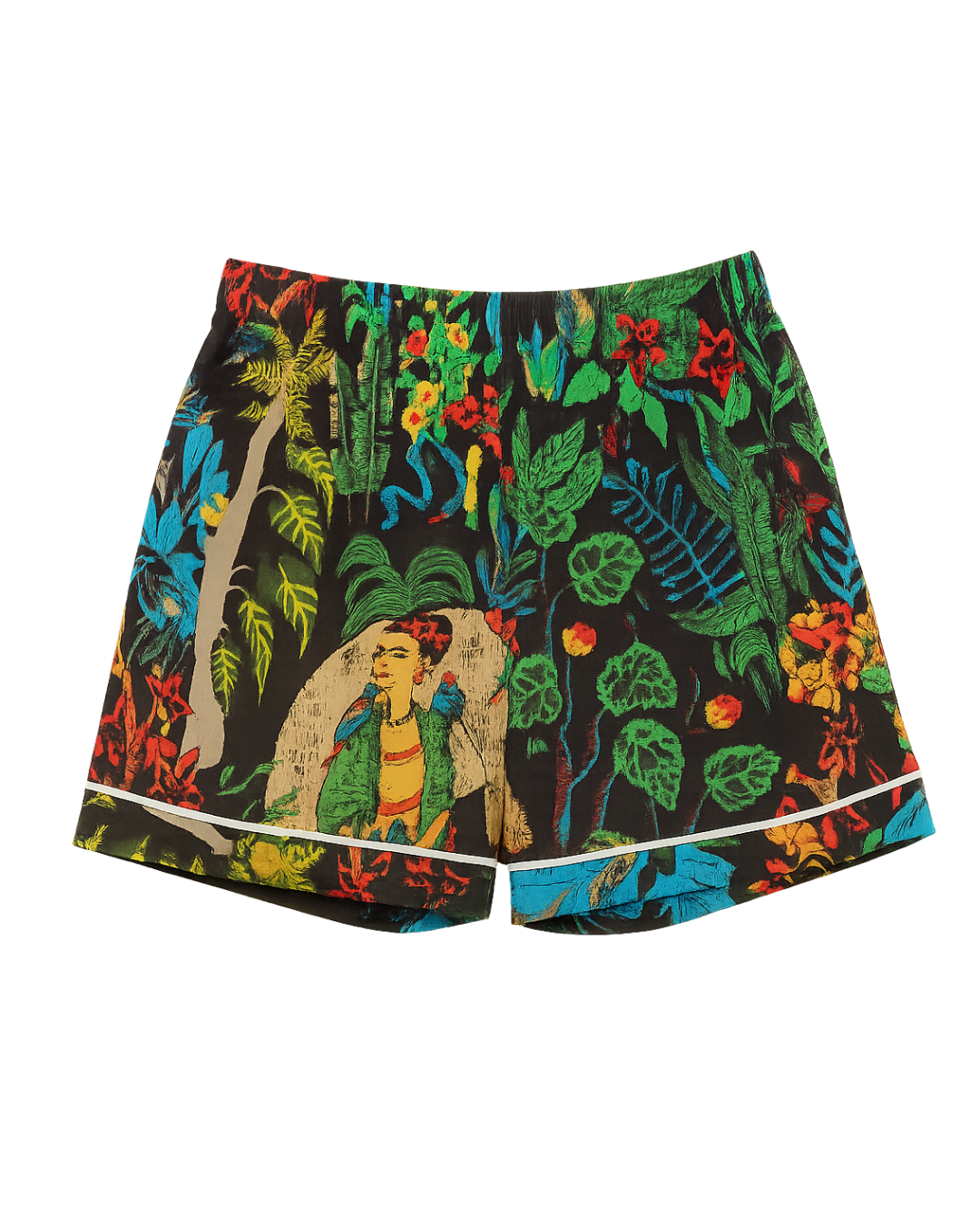 Frida In The Wild Men's Pajama Shorts