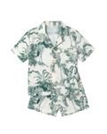 Green Toile Classic Short PJ Set